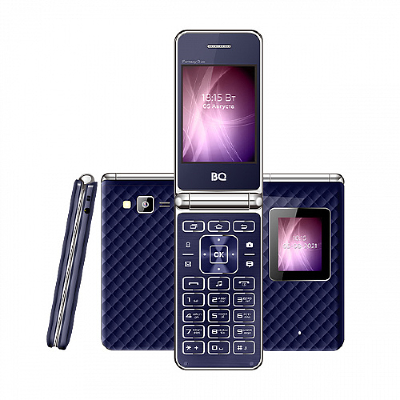 Мобильный телефон BQ BQ-2841 Fantasy Duo (синий)