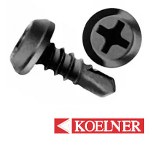 Саморез (клоп) со сверлом KOELNER 3,5*9,5, 1000 шт, фото 2