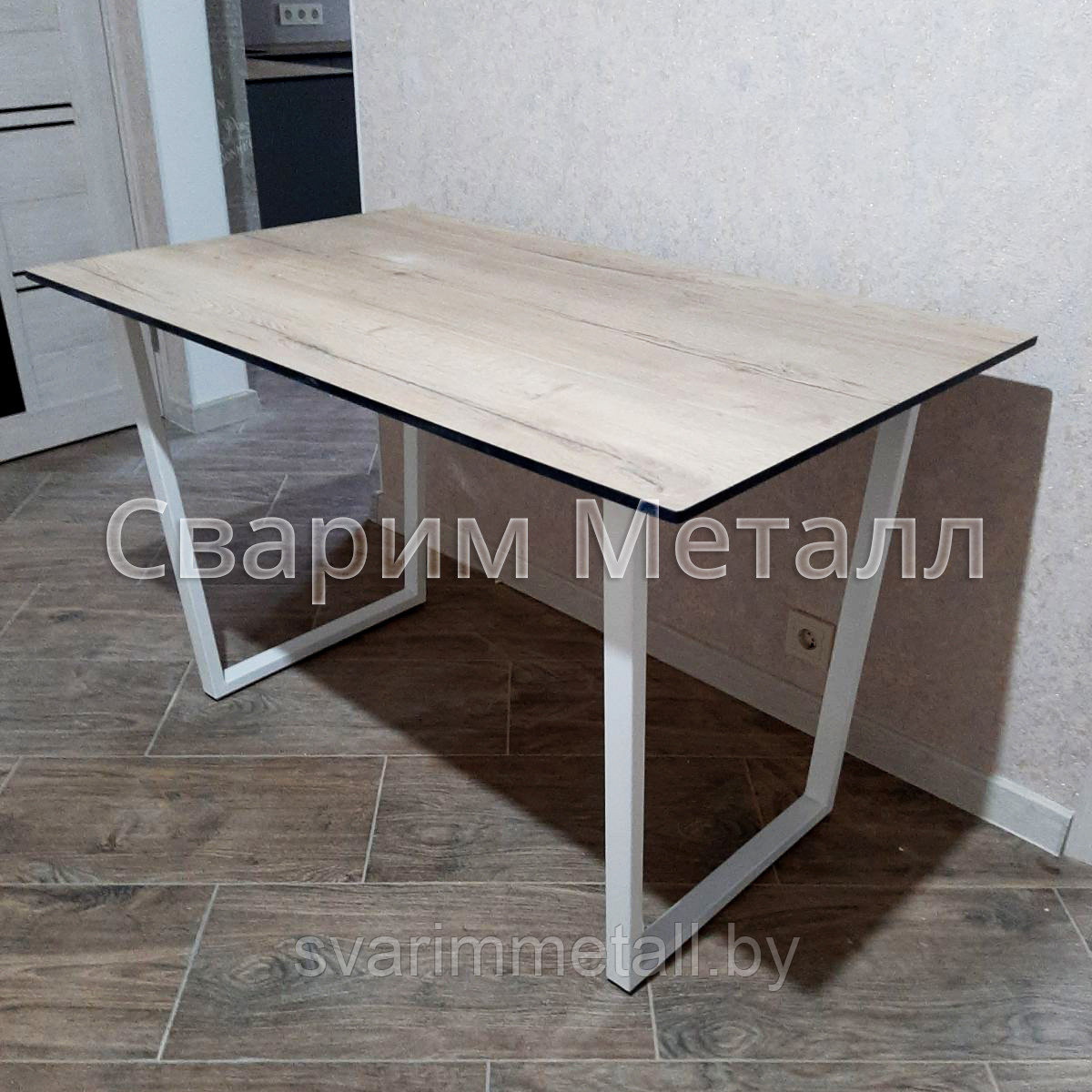 Стол обеденный, в стиле лофт (LOFT), из металла - фото 1 - id-p211389155