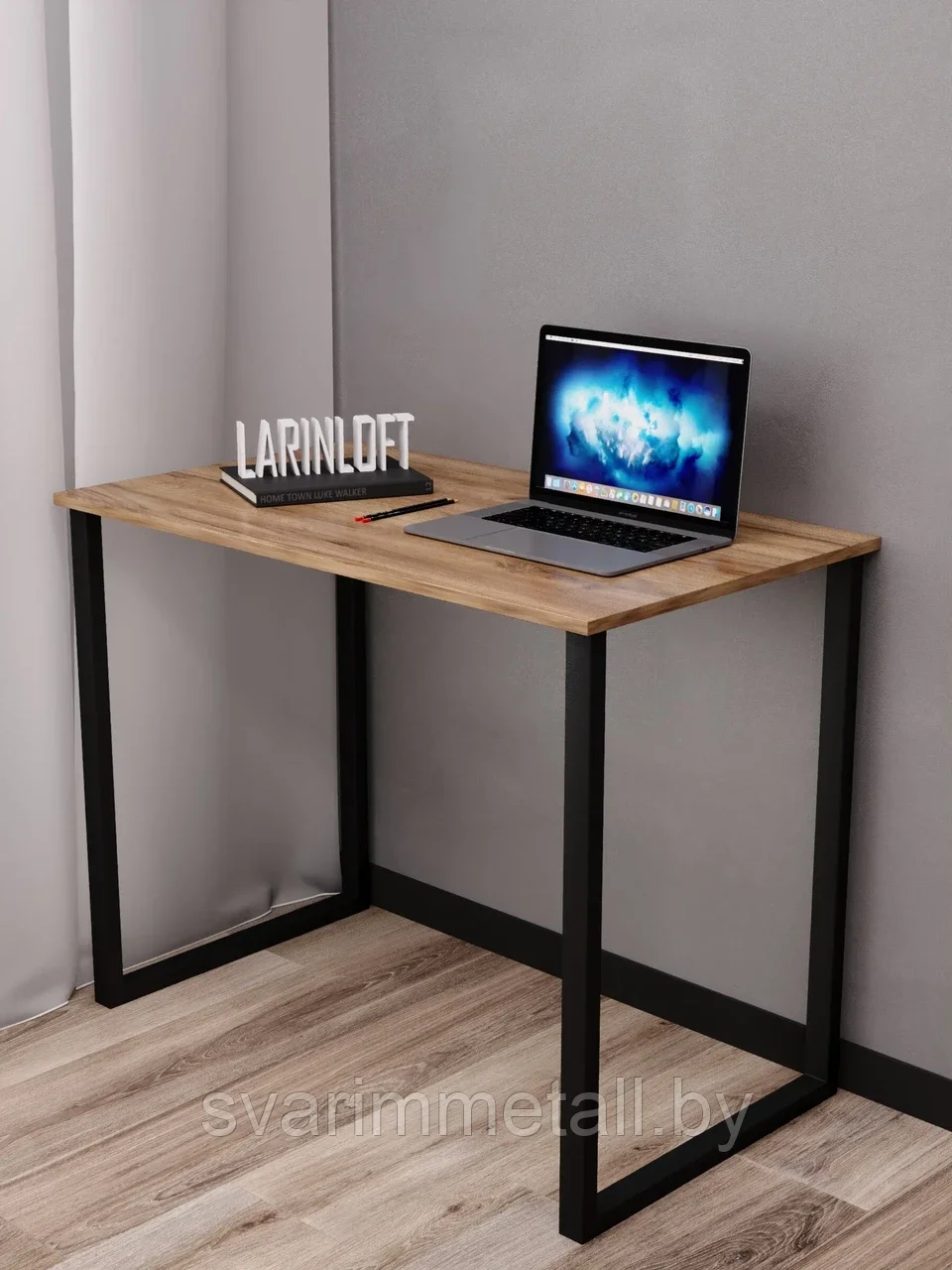 Стол компьютерный, в стиле лофт (LOFT), из металла - фото 10 - id-p211389528