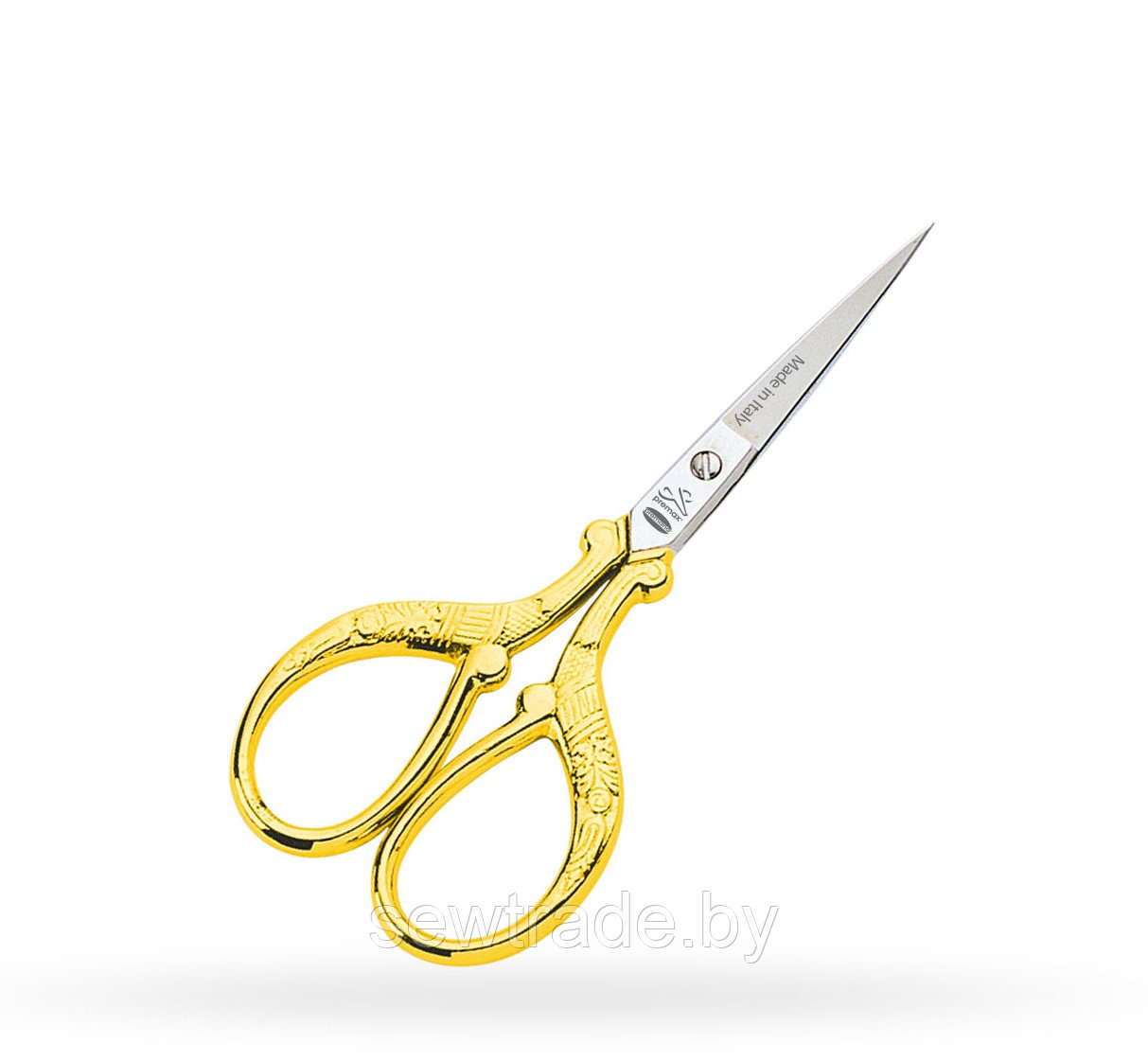 Ножницы вышивальные с золотыми ручками 9 см ORO PREMAX - фото 1 - id-p211389838