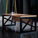 Стол офисный, в стиле лофт (LOFT), из металла, фото 9