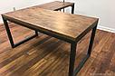 Стол офисный, в стиле лофт (LOFT), из металла, фото 10