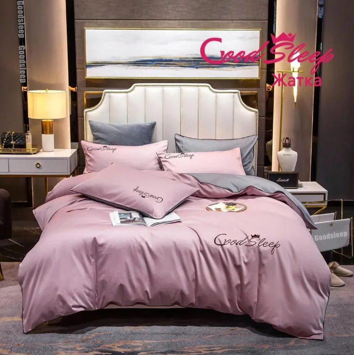 Комплект постельного белья Good Sleep Премиум,Жатка, Разные цвета и размеры! - фото 1 - id-p211397794