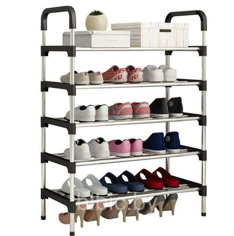 Универсальная полка стеллаж для обуви, стойка обувная напольная 8021 Easy Shoe Rack, этажерка для обуви - фото 2 - id-p211397754