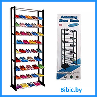 Универсальная полка стеллаж для обуви, стойка обувная напольная 8001 Amazing Shoe Rack, этажерка для обуви