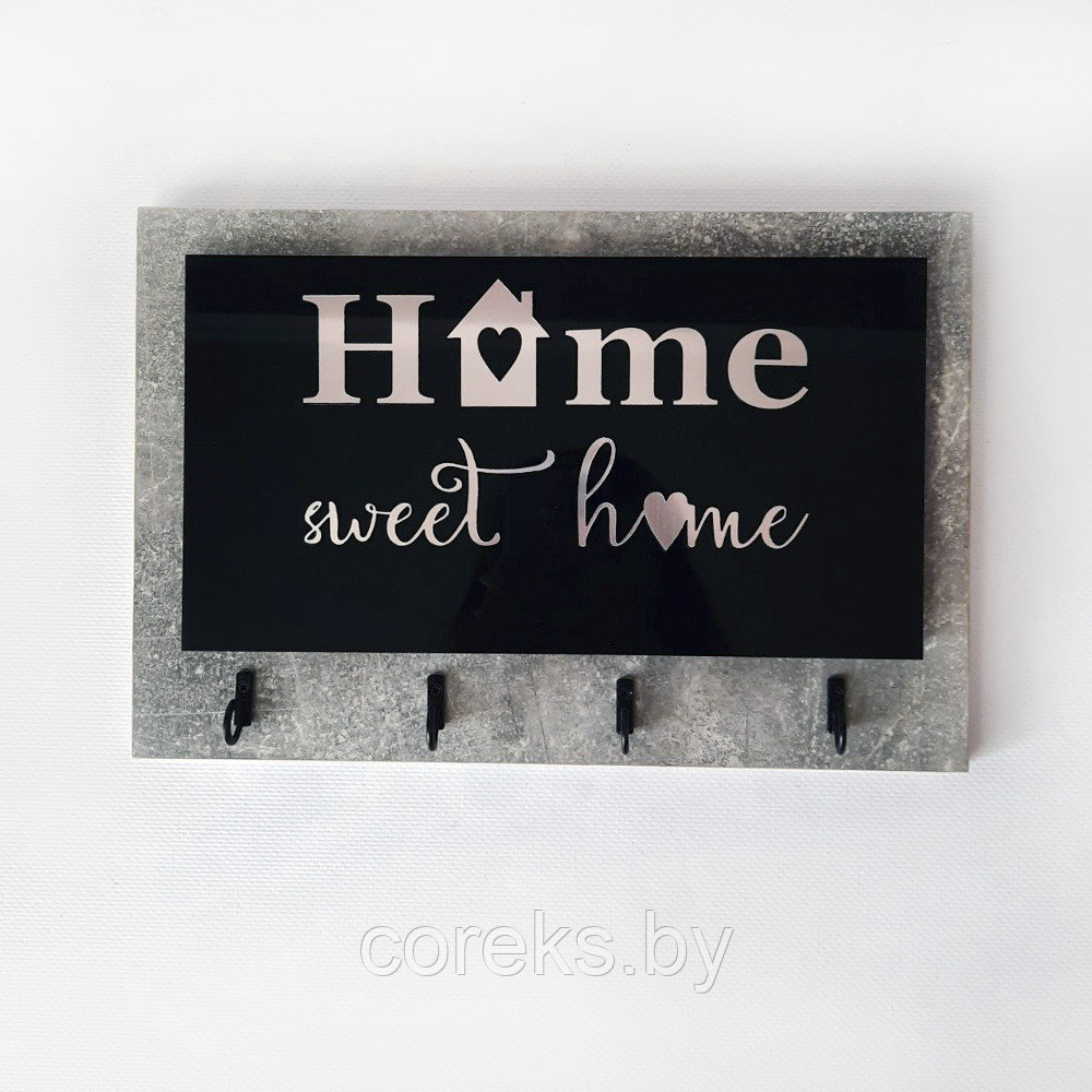 Деревянная ключница "Home sweet home" №61 - фото 2 - id-p211400743
