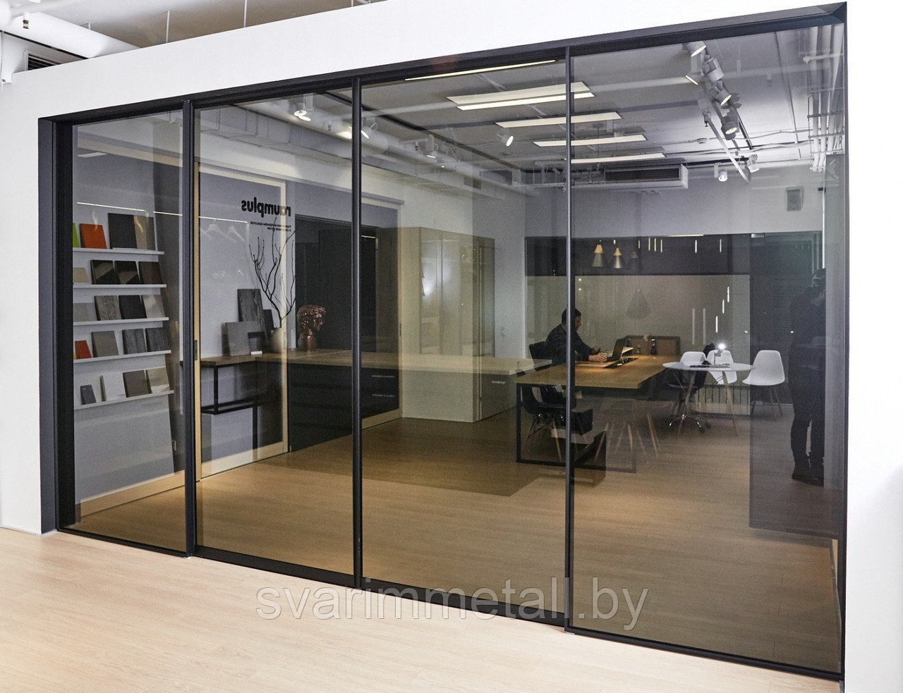 Перегородки офисные, в стиле лофт (LOFT), черный - фото 9 - id-p211400892