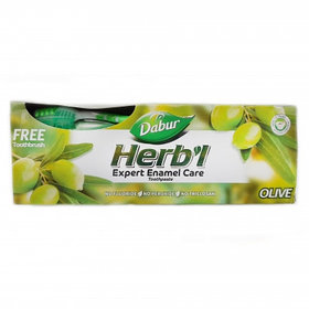 Зубная паста Дабур Олива Dabur Olive со щеткой в комплекте, 150 гр