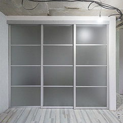 Перегородки офисные, в стиле лофт (LOFT), белый
