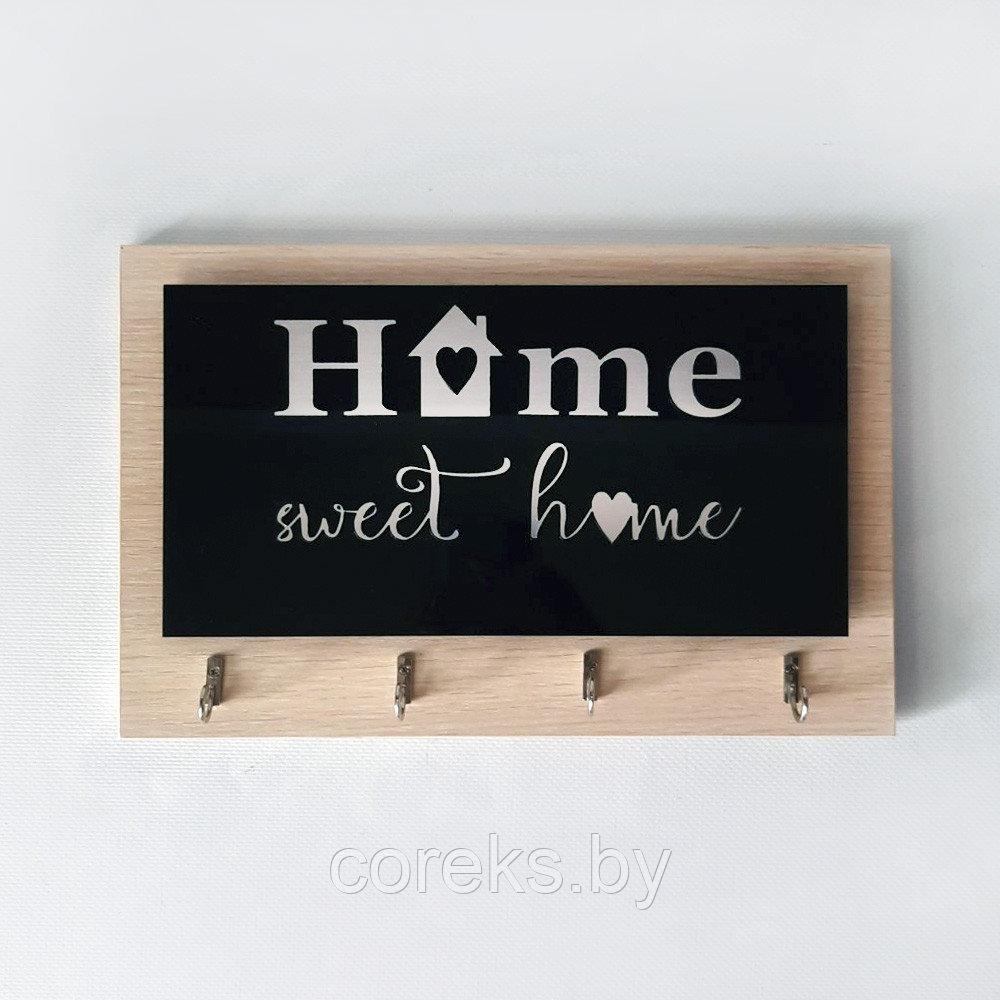 Деревянная ключница "Home sweet home" №62 - фото 2 - id-p211401433