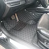 Коврики в салон Nissan Teana I(J31) 2003-2008 Эко-Кожа Ромб .(цвет Черный), фото 3