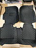 Коврики в салон Toyota  Corolla XI (E160/E170) 2012-2021 Эко-Кожа Ромб .(цвет Черный), фото 6
