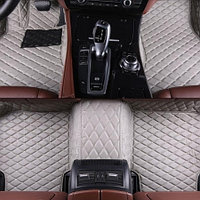 Коврики в салон MINI Cooper III(F56) (4 doors) 2013- Эко-Кожа Ромб .(цвет Серый)