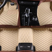 Коврики в салон MINI Cooper II(R56) (2 doors) 2006-2013 Эко-Кожа Ромб .(цвет Бежевый)