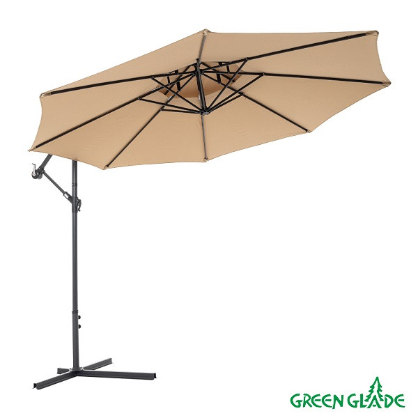 Зонт садовый Green Glade 8803 (светло-коричневый) - фото 2 - id-p211410275