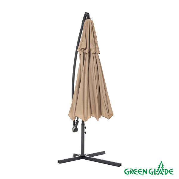 Зонт садовый Green Glade 8803 (светло-коричневый) - фото 3 - id-p211410275