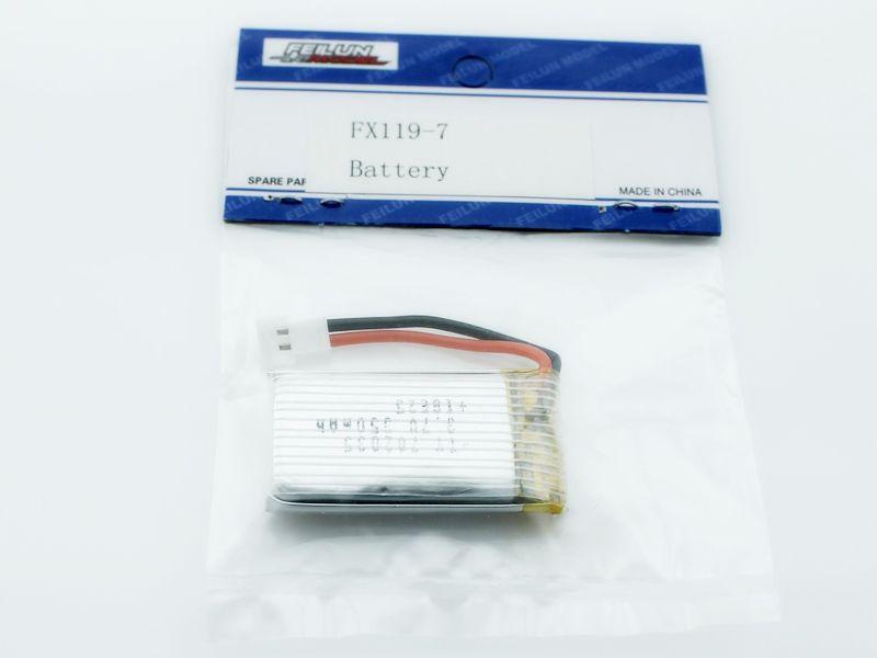 Аккумулятор Li-Po 350mAh, 3,7V для квадрокоптера Feilun FX119 - фото 2 - id-p211411123