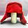 Шапка - ушанка сувенирная "Цветной мех" унисекс, Красная 56 размер, фото 8