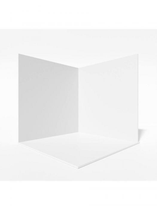 Фотофон угловой для предметной съемки фото маникюра белый фотозона 3d 3д угол фон безбликовый хромакей