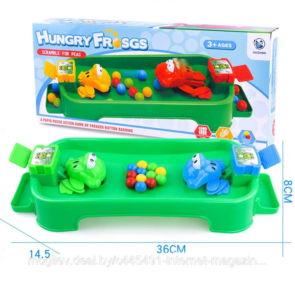 Настольная игра "Голодные лягушки", арт. HZ-022