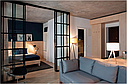 Интерьерные перегородки, в стиле лофт (LOFT), черный, фото 10