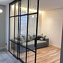 Раздвижные межкомнатные перегородки, в стиле лофт (LOFT), черный, фото 5