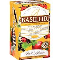 Чай Basilur "Fruit infusion", 25 пакетиковx1.8 гр, ассорти