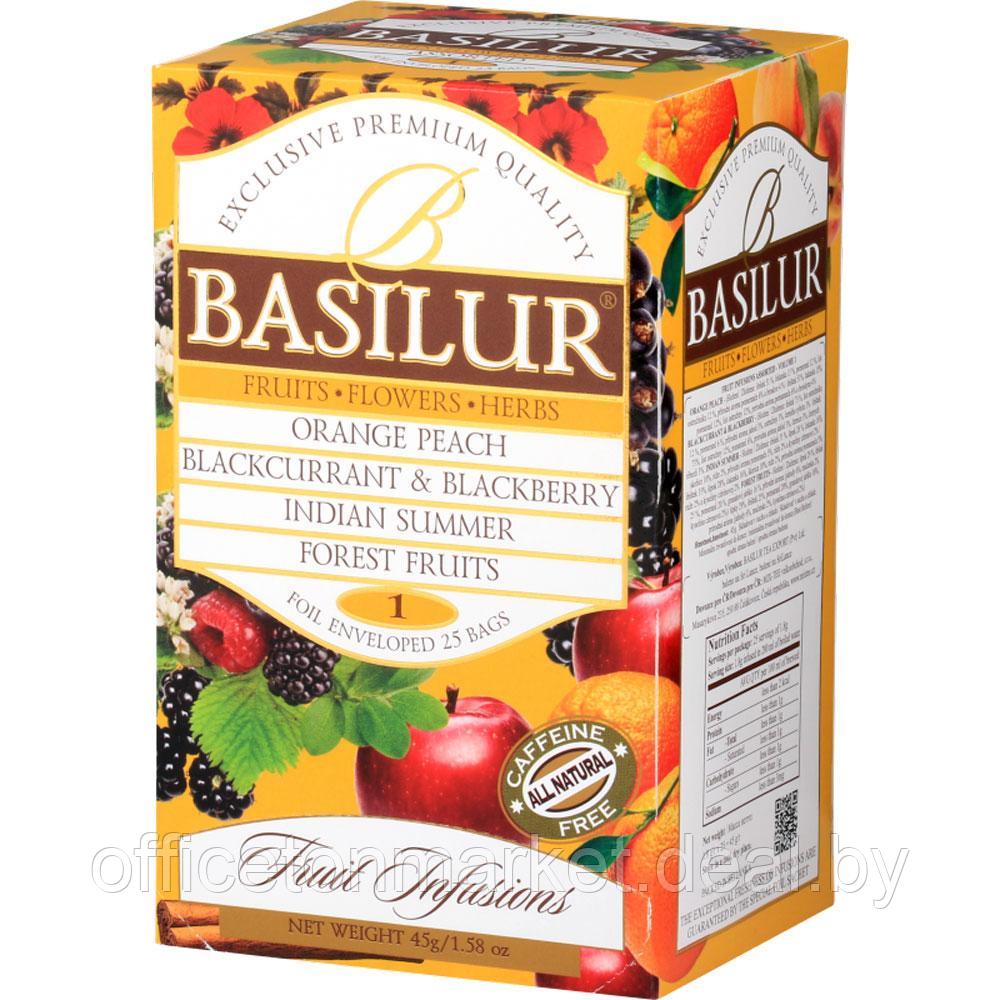 Чай Basilur "Fruit infusion", 25 пакетиковx1.8 гр, ассорти - фото 2 - id-p211423223