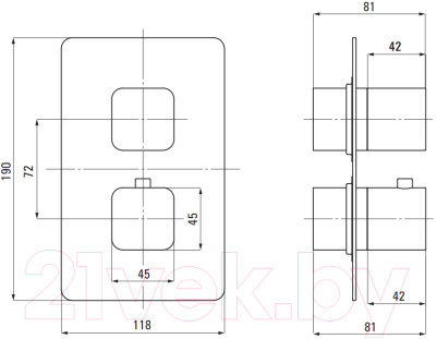 Душевая система Deante Box BXYZ0ECT - фото 5 - id-p211431691