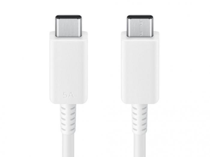 Аксессуар Samsung USB Type-C - USB Type-C 5A 1.8m White EP-DX510JWRGRU - фото 1 - id-p211059567