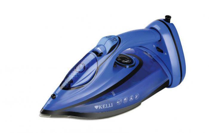 Паровой бытовой домашний утюг с керамической подошвой KELLI KL-1650С