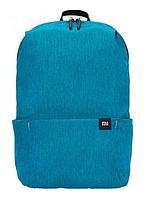 Молодежный школьный подростковый модный рюкзак Xiaomi голубой для ноутбука учебы подростка старшеклассников