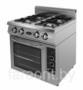 Плита газовая Grill Master Ф4ПДГ/800 с комбинированной духовкой - фото 1 - id-p90272627