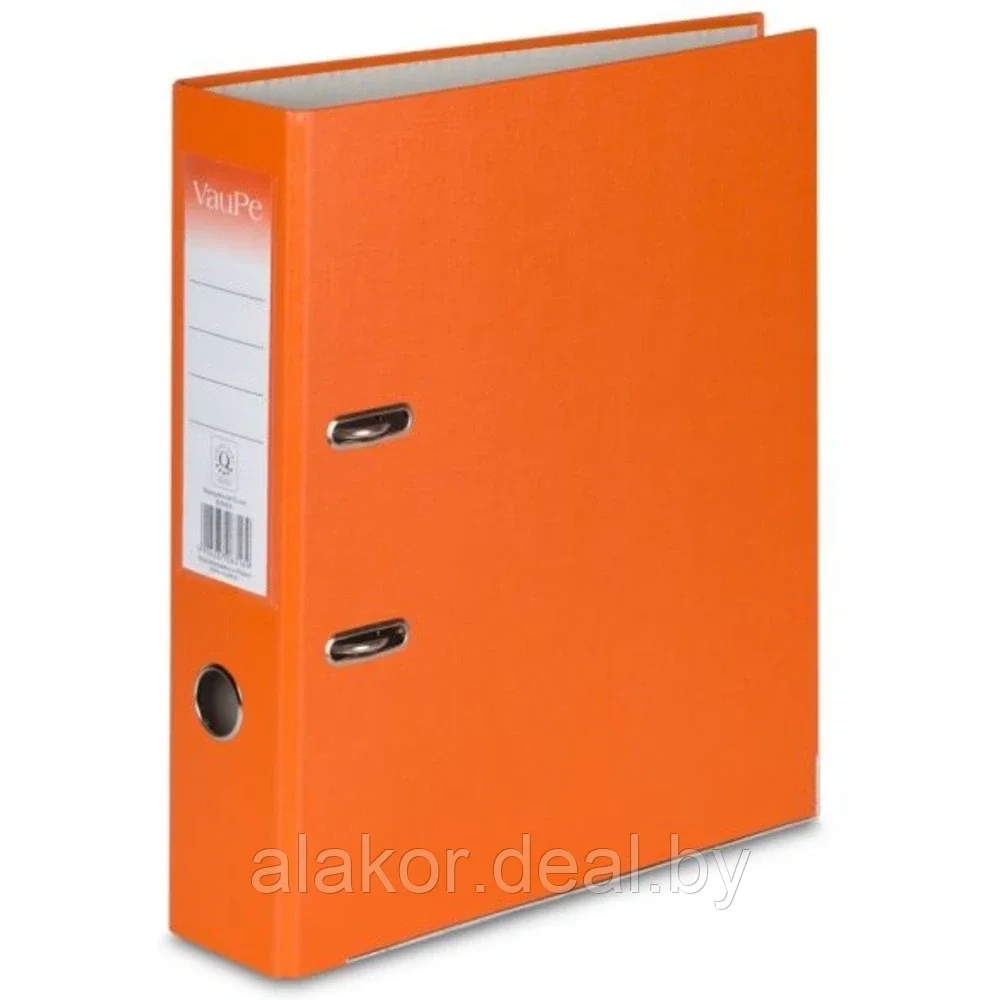 Папка-регистратор А4, "Vaupe", ПВХ ЭКО A4, оранжевый, 50мм - фото 1 - id-p211441177