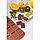 Форма для шоколада 12 ячеек 21х11 см (2,7х3,9 см) "Плитка" цвет шоколадный, фото 2