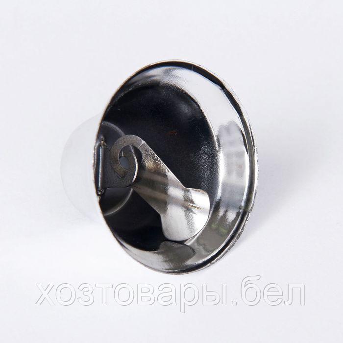 Колокольчик, размер 3,8 см, цвет серебряный - фото 2 - id-p211435371