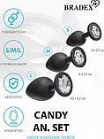 Набор анальных пробок 3 шт., Candy An.Set, фото 5