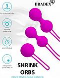 Набор вагинальных шариков Shrink Orbs, сиреневый, фото 6