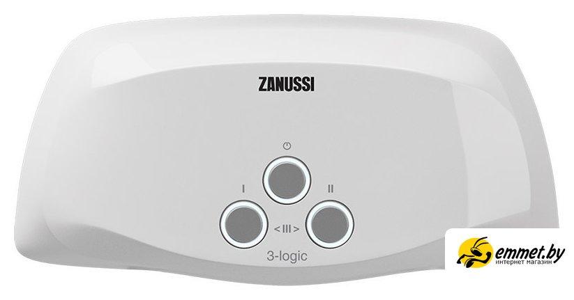 Проточный электрический водонагреватель Zanussi 3-logic 3,5 T - фото 1 - id-p211448835