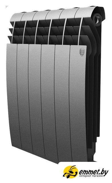 Биметаллический радиатор Royal Thermo BiLiner 500 Silver Satin (12 секций) - фото 1 - id-p211448837