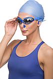 Набор для плавания: шапочка, очки, зажим для носа, беруши для бассейна, фото 6