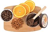Скраб для тела «Антицеллюлитный», выравнивающий, с кофе, цедрой апельсина и маслом виноградной косточки, фото 4