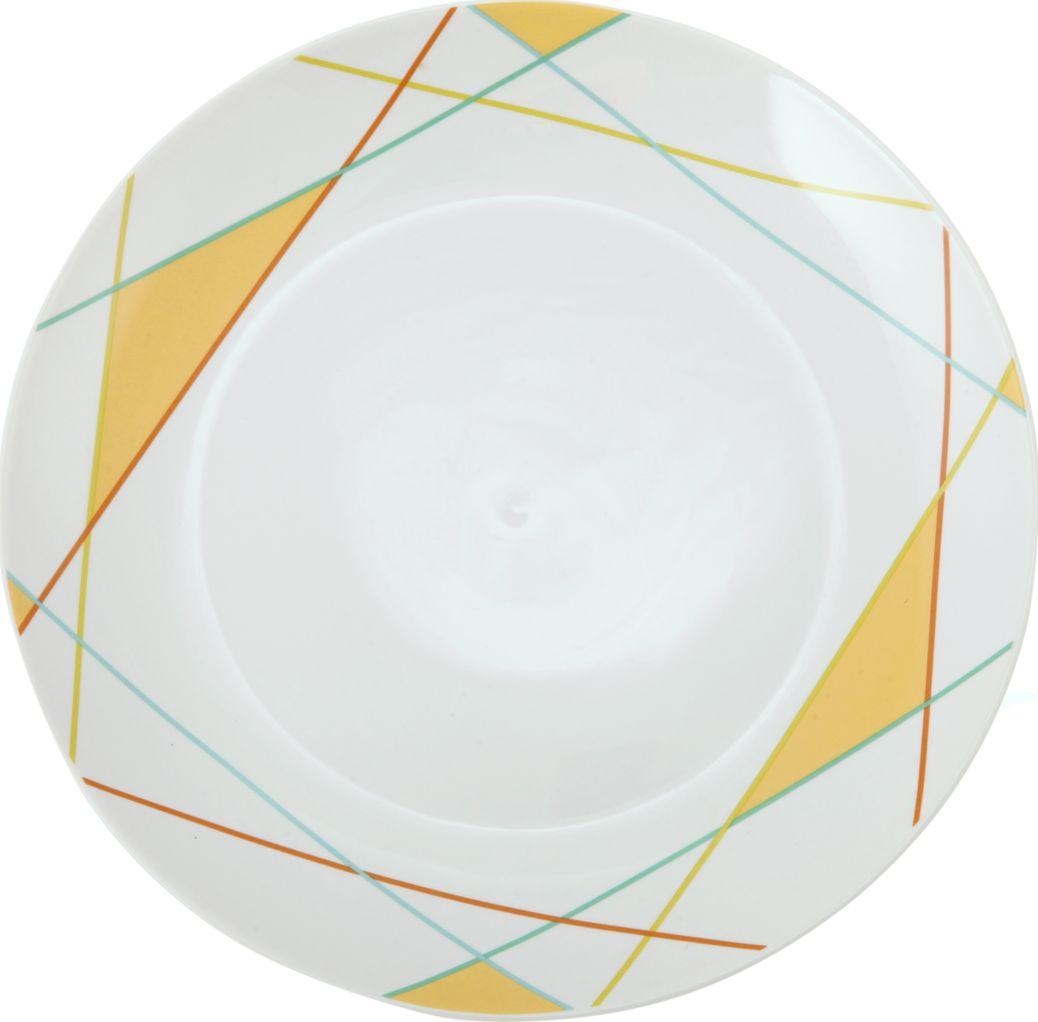 Тарелка суповая d20см, Lateen, фарфор, разноцветный - фото 3 - id-p211448219