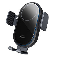 Автодержатель Baseus LightChaser Series Wireless Charging Electric Car Mount 15W (C40355900121-00) черный