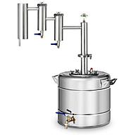 Дистиллятор Феникс Локомотив 30 л (с двумя сухопарниками, 1,5 дюйма)