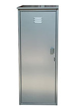 Шкаф для газовых баллонов Петромаш на 1 баллон 50л, серый
