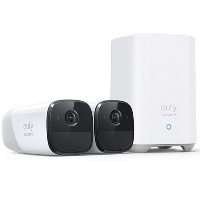Комплект IP-камер Eufy EufyCam 2 Pro Kit (2+1) T8851 Белый - фото 1 - id-p211448493