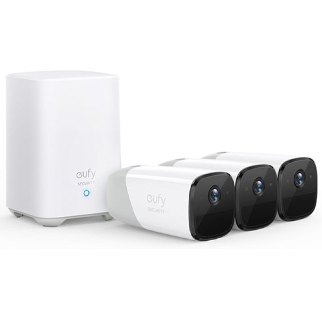 Комплект IP-камер Eufy EufyCam 2 Pro Kit (3+1) T8852 Белый - фото 1 - id-p211448494