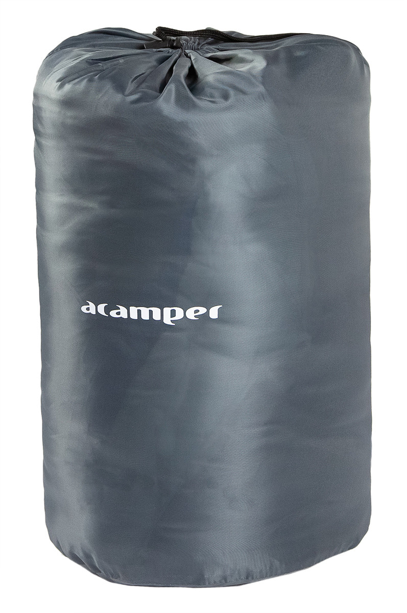 Спальный мешок ACAMPER BERGEN 300г/м2 (gray-blue) - фото 6 - id-p211449937